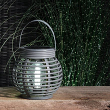 Load image into Gallery viewer, Rattan Style Solar Lantern - Small