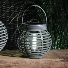 Load image into Gallery viewer, Rattan Style Solar Lantern - Small