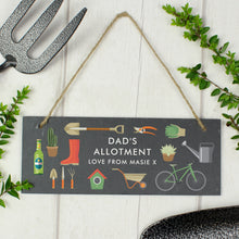 Load image into Gallery viewer, Personalised Slate Garden Sign