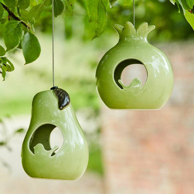 Hanging Ceramic Bird Feeder
